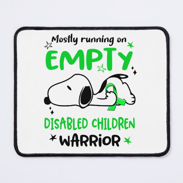 Item preview, Mostly Running on Empty Disabled Children Warrior designed and sold by Wlsnpeggy.