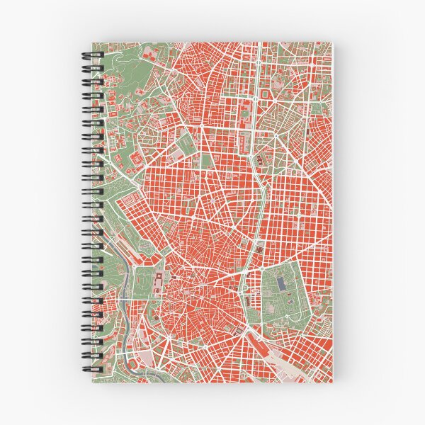 Item preview, Madrid city map classic designed and sold by PlanosUrbanos.