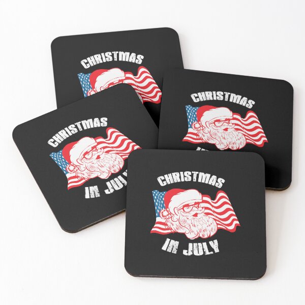 Item preview, Santa With American Flag, Funny Christmas In July, Xmas In Julyy designed and sold by Shirtflyer.