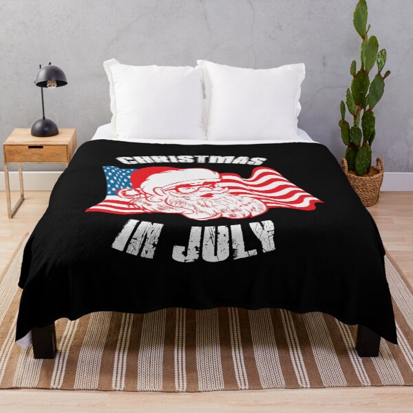 Item preview, Santa With American Flag, Funny Christmas In July, Xmas In Julyy designed and sold by Shirtflyer.