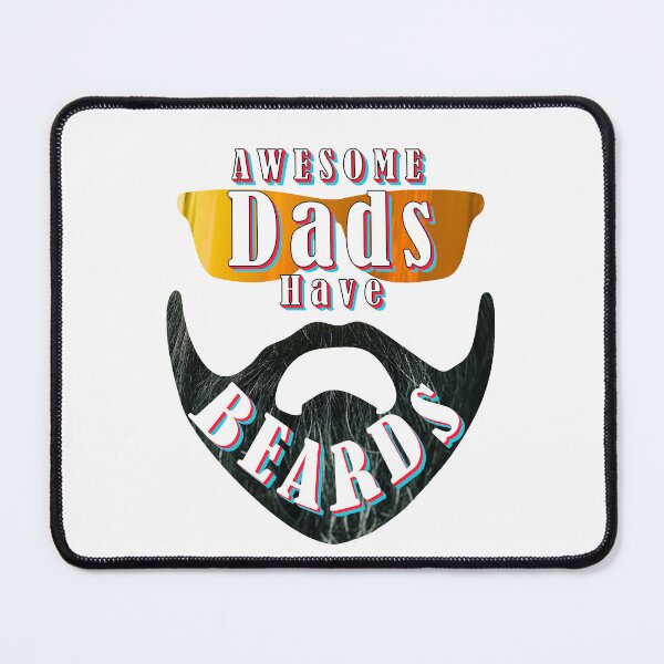 Item preview, Awsome Dads Have Beards - Father's Day - Funny Quote- Essensial T-shirt designed and sold by K0tK0tu.