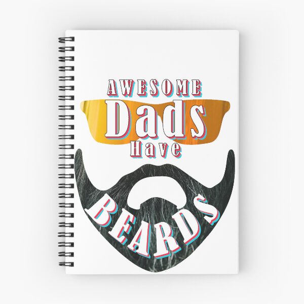 Item preview, Awsome Dads Have Beards - Father's Day - Funny Quote- Essensial T-shirt designed and sold by K0tK0tu.