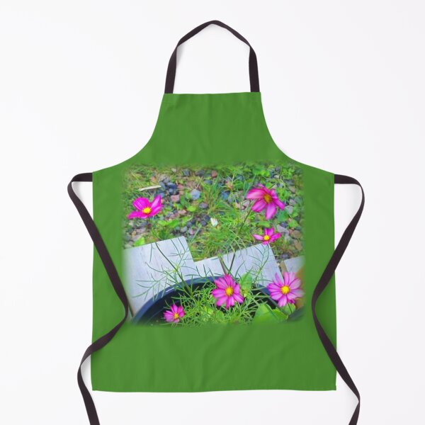 Item preview, Pink Cosmos Flowers in a Pot on my Steps. :D designed and sold by DianeBP.