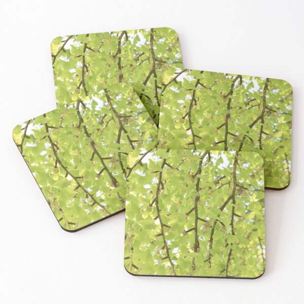 Item preview, Spring Green Gingko Tree Branches and Leaves designed and sold by KsbAesthetics.