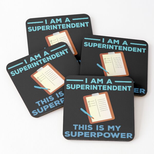 Item preview, I am a superintendent this is my superpower, overseer, funny supervisor, superhero gift, superpower and job title , leadership department designed and sold by SGS-.