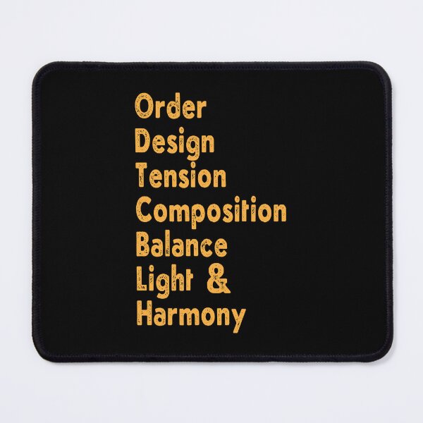 Item preview, Order, Design, Tension, Composition, Balance, Light and Harmony, Motivational Quote, Positive Vibes Gift For Her, Mental Health Awareness, Gym Workout Gift designed and sold by The Pawsome Studio.