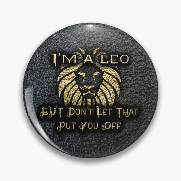 Item preview, I'm a leo, but dont let that put you off - Black leather gold letters designed and sold by joshuayule.