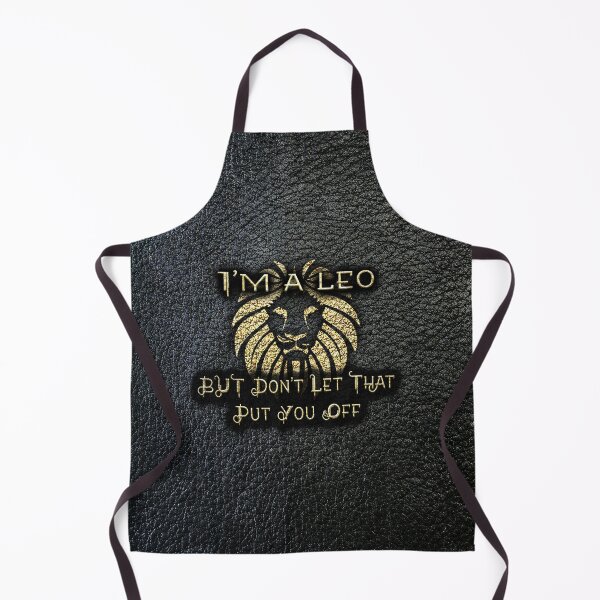 Item preview, I'm a leo, but dont let that put you off - Black leather gold letters designed and sold by joshuayule.