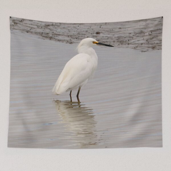 Item preview, White Egret Marsh Bird designed and sold by KsbAesthetics.
