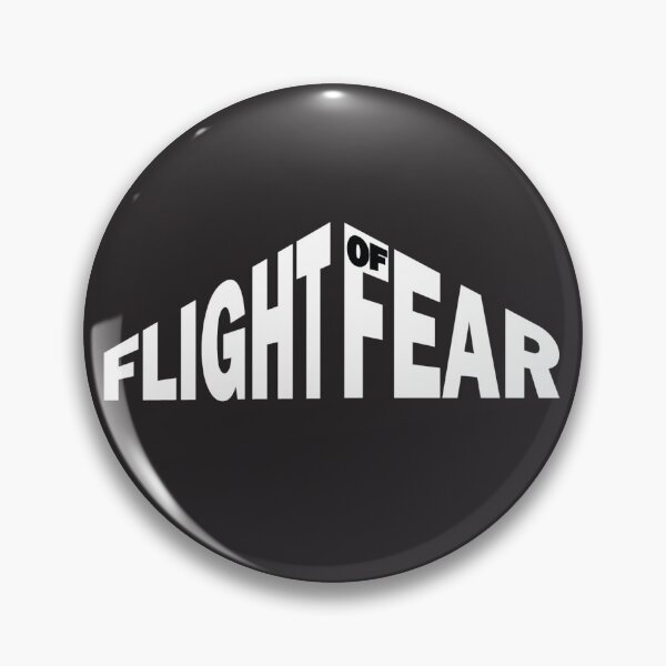 Item preview, Flight of Fear (Minimalistic) pin design designed and sold by Preston Smith.