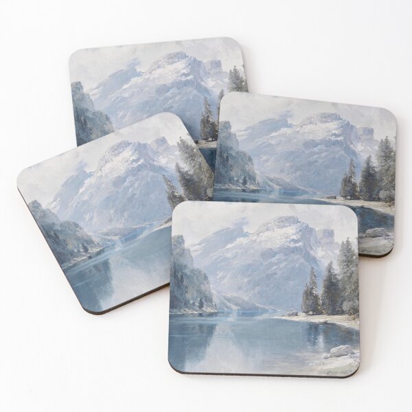 Item preview,  Lake Prags (Pragser Wildsee, Lago di Braies) by Edward Theodore Compton 1880 designed and sold by LoveSeasonz.