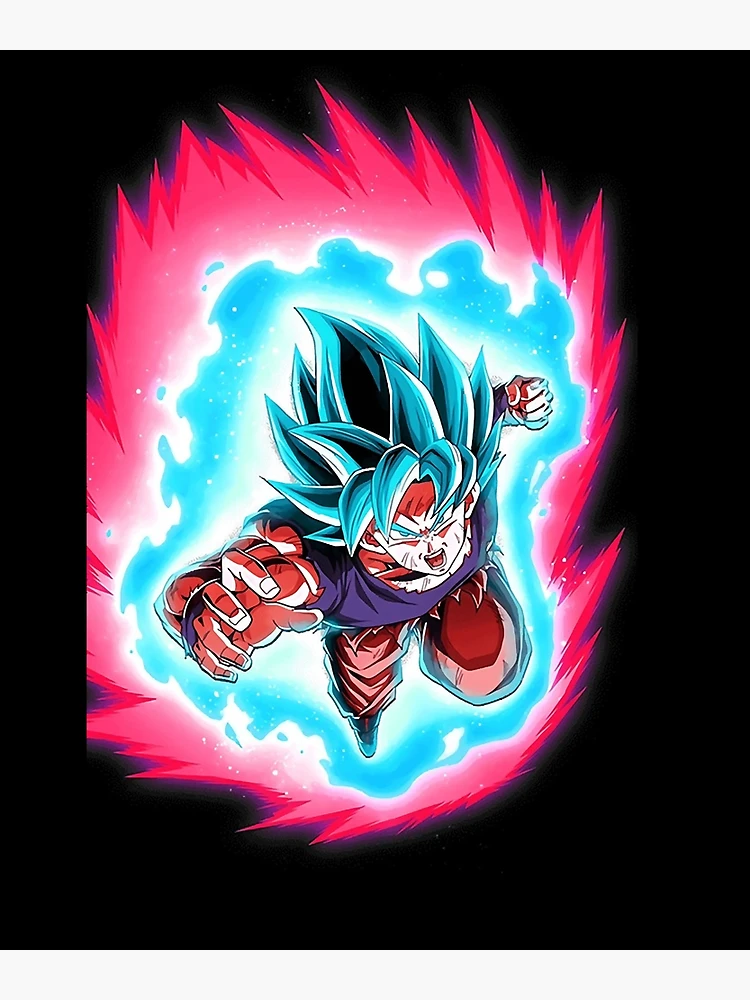 Dragon Ball Poster DBS Goku SSJ Blue Kaioken Kamehameha 12inx18in