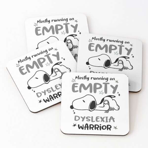 Item preview, Mostly Running on Empty Dyslexia Warrior designed and sold by Wlsnpeggy.