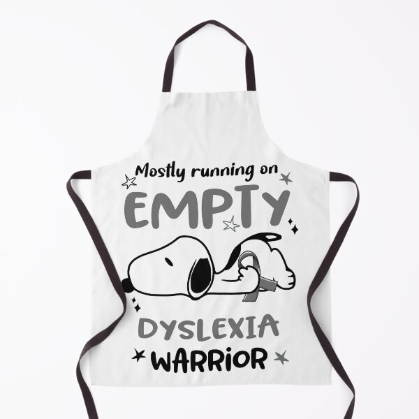 Item preview, Mostly Running on Empty Dyslexia Warrior designed and sold by Wlsnpeggy.