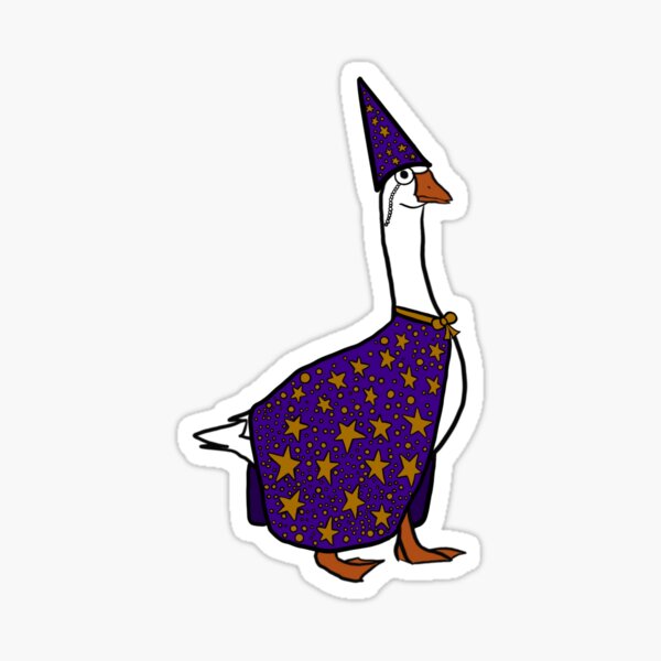 "Goose Wizard" Sticker for Sale by Undercovergoose Redbubble