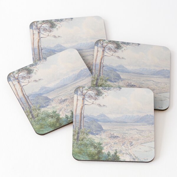 Item preview, A View of Bregenz and Lake Bodensee by Edward Theodore Compton designed and sold by LoveSeasonz.