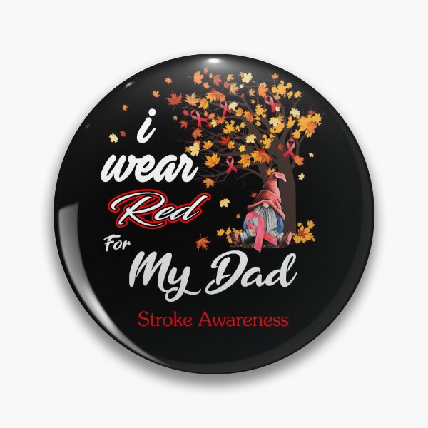Item preview, Stroke Awareness Ribbon Tree I Wear Red For My Dad designed and sold by Hatjar.