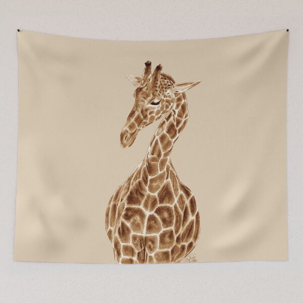 Item preview, Interrogative giraffe - brown version designed and sold by SylvieG18.