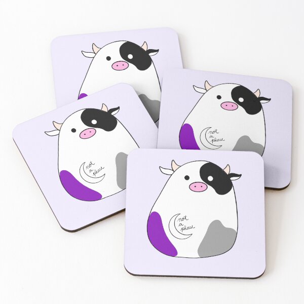 Item preview, Asexual Not a Phase Cow  designed and sold by KaitLouise.