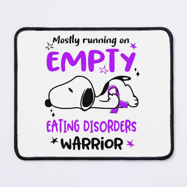 Item preview, Mostly Running on Empty Eating disorders Warrior designed and sold by Wlsnpeggy.