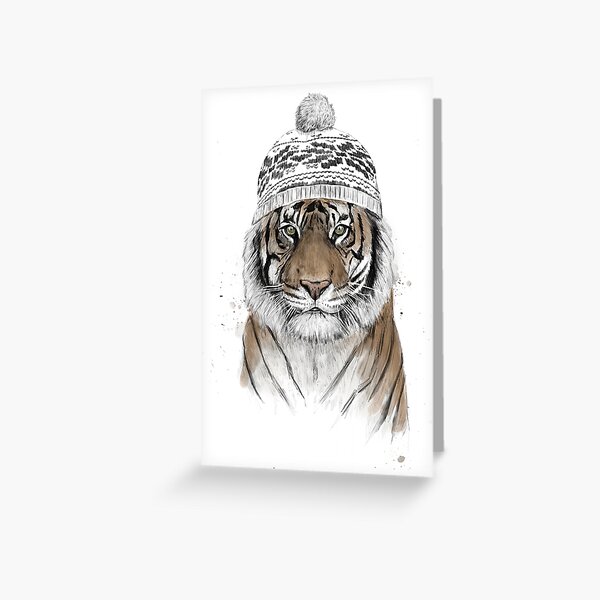 Siberian tiger Greeting Card