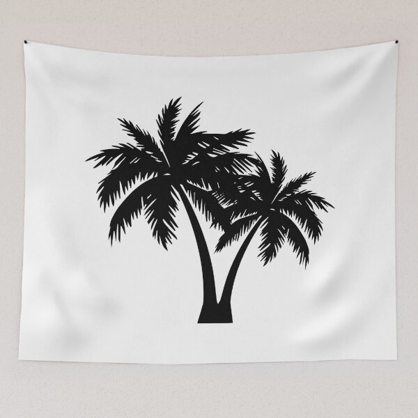 Item preview, Palm Trees (Black) designed and sold by Arianna Khalil.