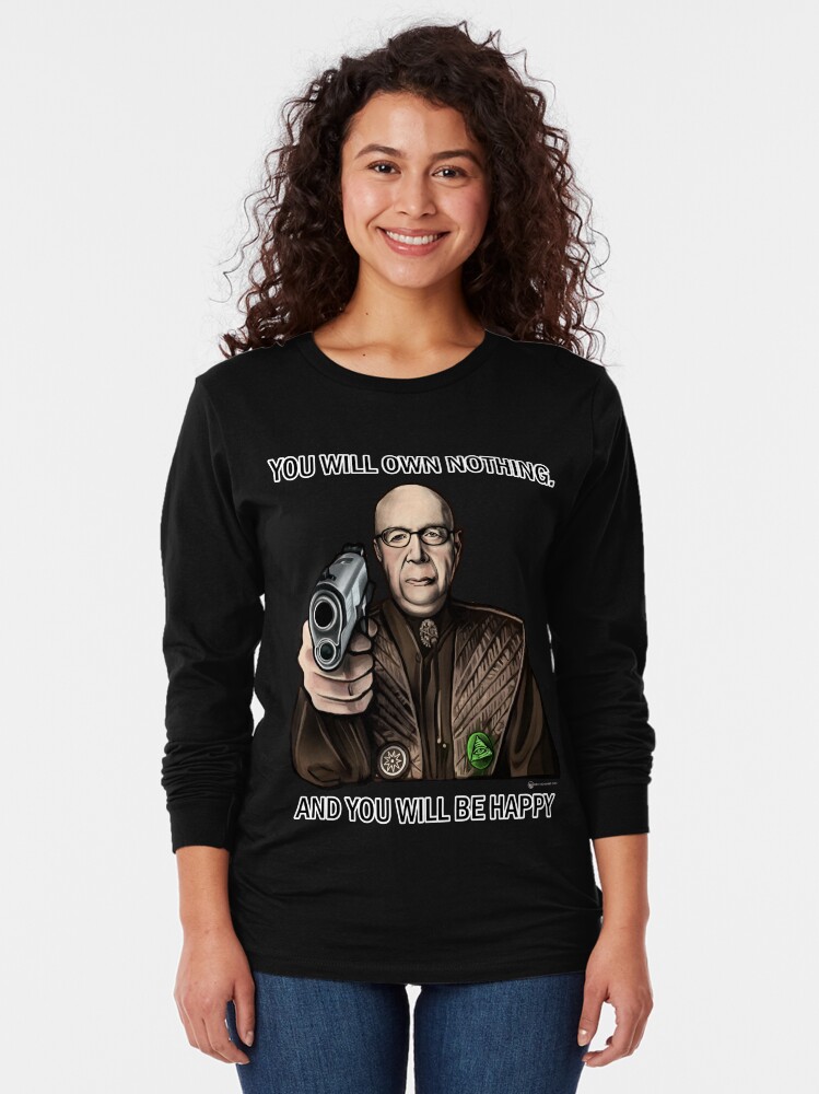 Alternate view of You Will Be Happy Long Sleeve T-Shirt