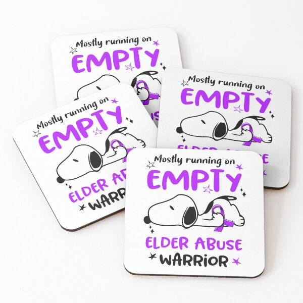 Item preview, Mostly Running on Empty Elder Abuse Warrior designed and sold by Wlsnpeggy.