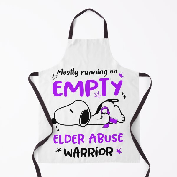 Item preview, Mostly Running on Empty Elder Abuse Warrior designed and sold by Wlsnpeggy.