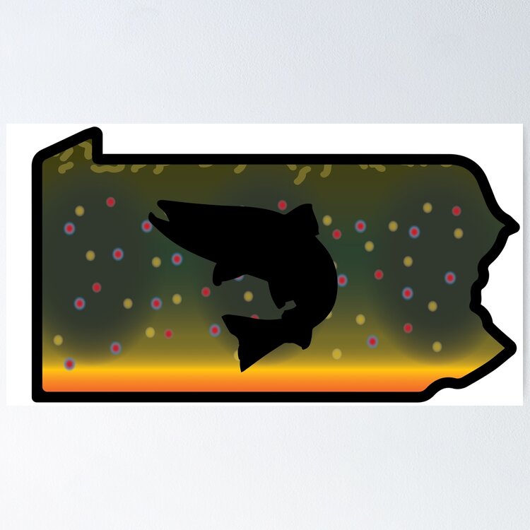 Pennsylvania State Brook Trout Sticker