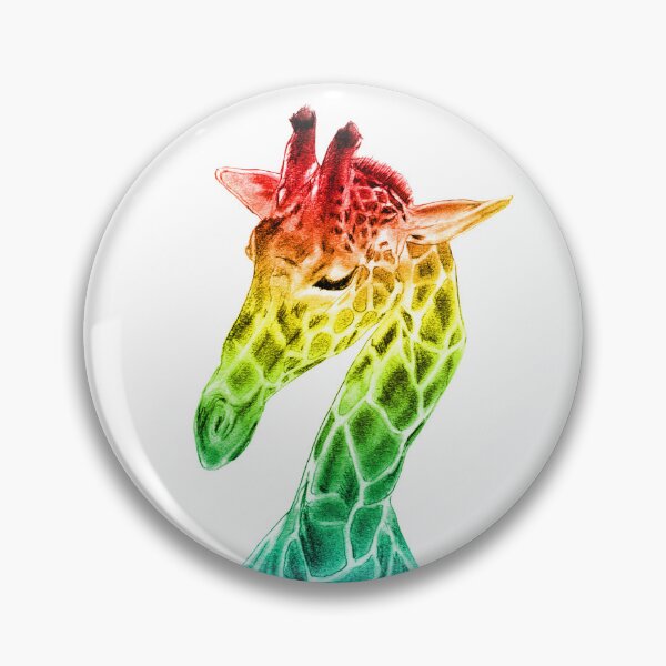 Item preview, Interrogative giraffe - rainbow version designed and sold by SylvieG18.