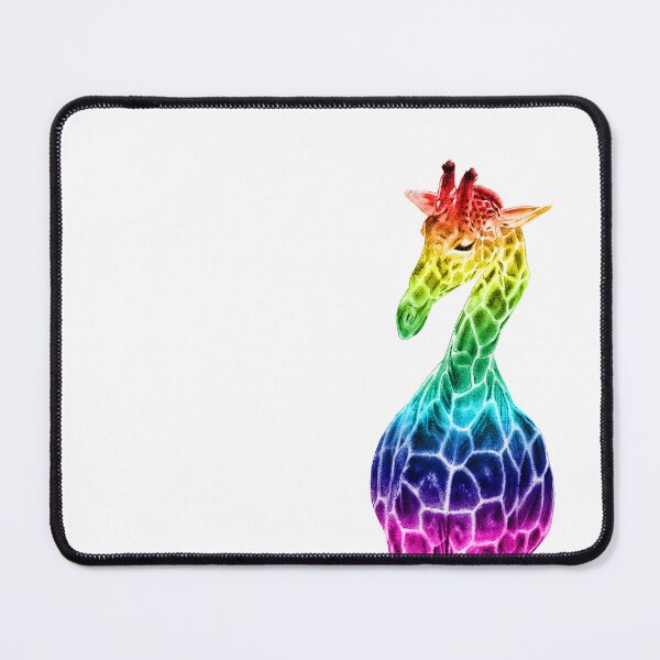 Item preview, Interrogative giraffe - rainbow version designed and sold by SylvieG18.