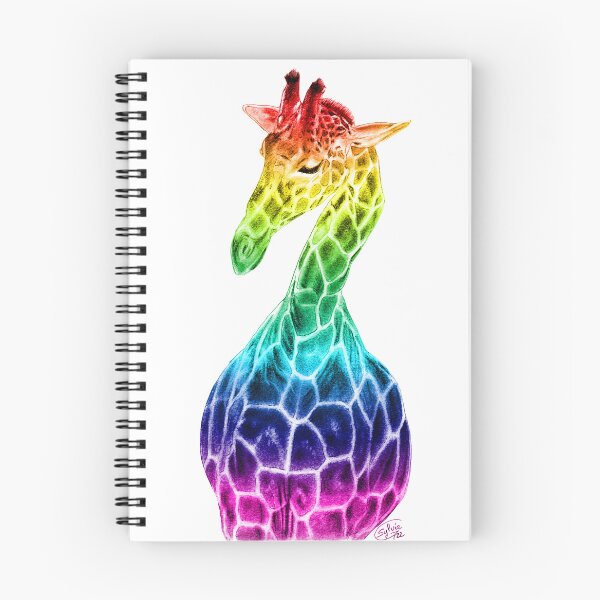Artikelvorschau, Fragende Giraffe - Regenbogenversion entworfen und verkauft von SylvieG18.