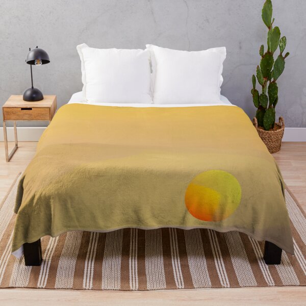 Item preview, Beautiful Sunset Beach Landscape Drone Vintage Throw Blanket designed and sold by CoolMolo.
