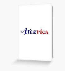America Greeting Card
