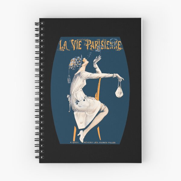 Item preview, La Vie Parisienne A Quoi Rêvent Les Jeunes Filles 1918 Art Deco Zipped Hoodie designed and sold by donnielnah.