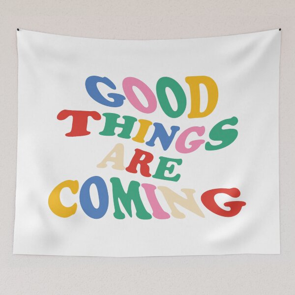 Item preview, Retro Vintage Good Things Are Coming  designed and sold by ind3finite.