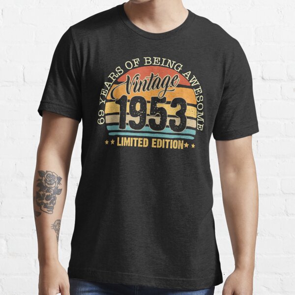 1953 Cincinnati Reds Artwork: ICONIC® Men's 60/40 Blend T-Shirt