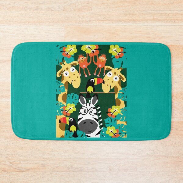 Item preview, Cute Nursery Jungle Animals Decor - Little Kids Jungle Themed Gifts - Amazon Jungles designed and sold by happygiftideas.
