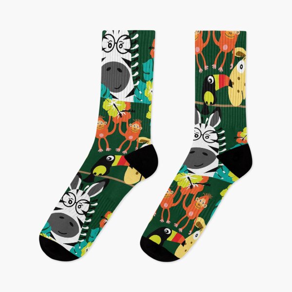 Item preview, Cute Nursery Jungle Animals Decor - Little Kids Jungle Themed Gifts - Amazon Jungles designed and sold by happygiftideas.