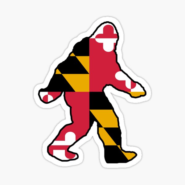 Item preview, Maryland Flag Big Foot designed and sold by VanyaKar.