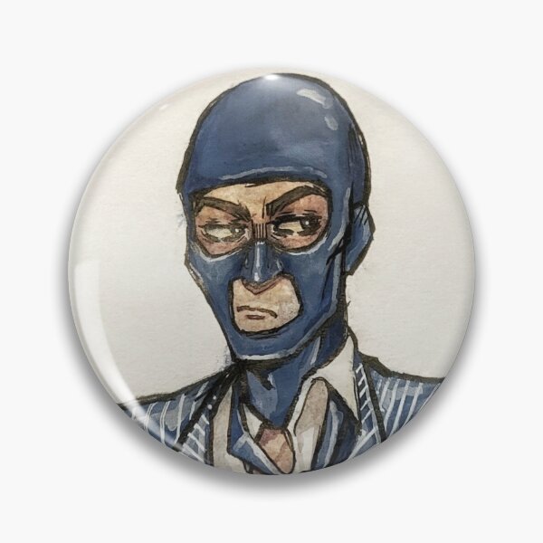 Item preview, TF2 Spy (mixed media painting) designed and sold by ghostgraffitii.