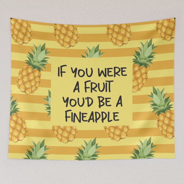 Item preview, if you were fruit you'd be a fineapple (pineapple inspired summer apparel and accessories) designed and sold by BerryandBlush.
