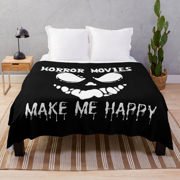 Item preview, Horror Movies Mak Me Happy Scary Skull designed and sold by MurrySanders9.