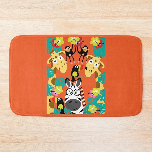 Item preview, Cute Nursery Jungle Animals Decor - Little Kids Jungle Themed Gifts - Amazon Jungles designed and sold by happygiftideas.
