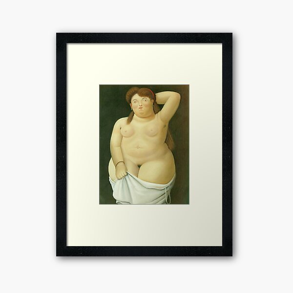 Nude Fernando Botero Framed Art Print