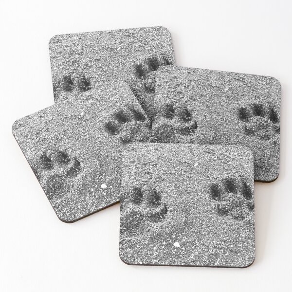 Item preview, Dog Paw Prints on the Beach designed and sold by CreateShape.