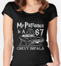 SUPERNATURAL Women's Fitted Scoop T-Shirt