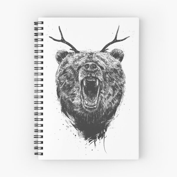 Item preview, Angry bear with antlers designed and sold by soltib.