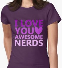 Awesome Nerds Women's Fitted T-Shirt
